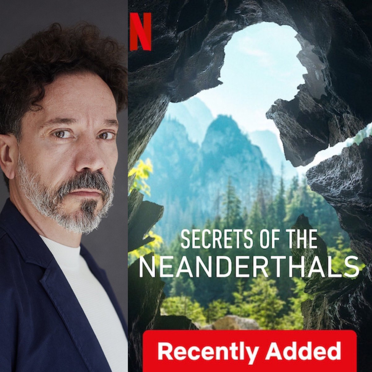 Our client, GABRIEL ANDREU stars in the Docudrama SECRETS OF THE NEANDERTHALS, narrated by Patrick Stewart is now available to watch on Netflix.