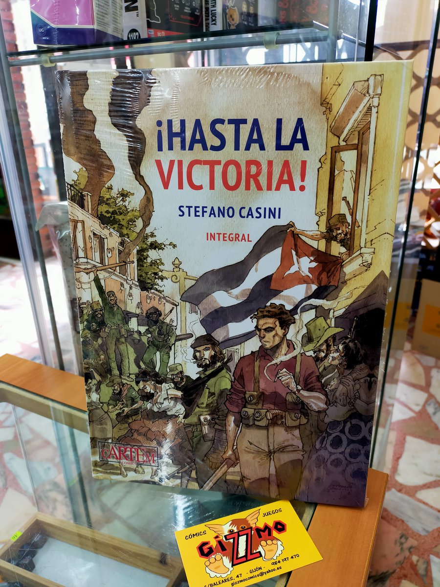 Dicen que ¡HASTA LA VICTORIA! es el trabajo más logrado de Stefano Casini. De ser así, @CartemComics le hace honor con una edición integral de altos vuelos que tienes a tu disposición en las librerías especializadas en cómic de toda España. ¡Compra en librerías!
