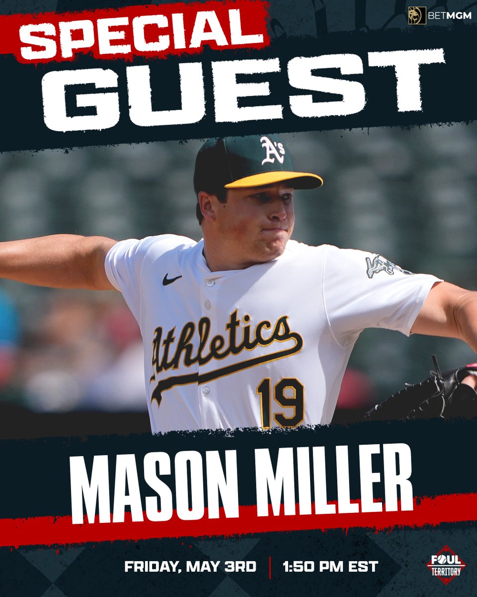 Attention, A's fans! We're having Mason Miller on Foul Territory today! Sound off below with any questions you have for the fireballer!
