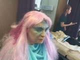 #CommotionOnTheOcean. I was made into a dying #mermaid caught up in #pollution by a student. I sometimes model at a college near me to help out a student so she's got someone reliable and keen to do the fun things.