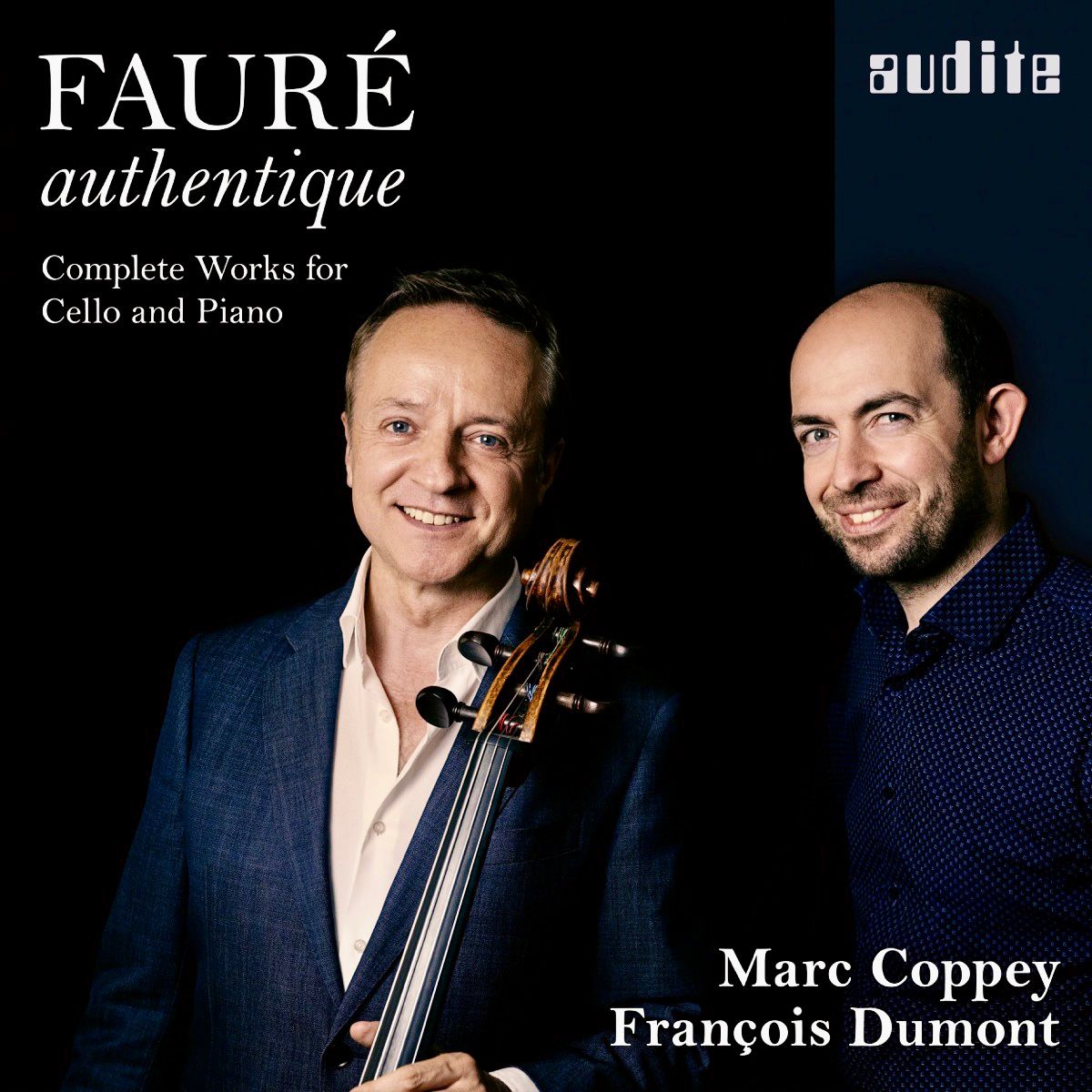 The 𝗙𝗮𝘂𝗿𝗲́ 𝗮𝘂𝘁𝗵𝗲𝗻𝘁𝗶𝗾𝘂𝗲 album we recorded with @fdumontpiano is now available on all platforms! We hope you'll enjoy listening to it as much as we did recording it. 💿 Audite 🎧#GabrielFauré ➡ play.audite.de/faure-authenti…