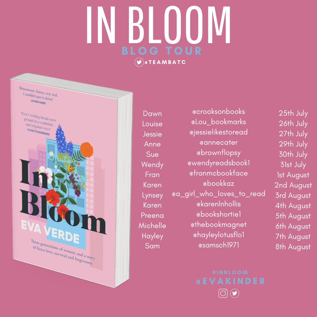 I blooming LOVE our @TeamBATC #BookClub members. 

Look at these four fabulous upcoming #blogtours they've made possible!

@jhaworthauthor #NewBeginningsAtTheCosyCatCafe
@laurenbravo #ProbablyNothing
@HFisherAuthor #JoeNuthin
@Evakinder #inbloom