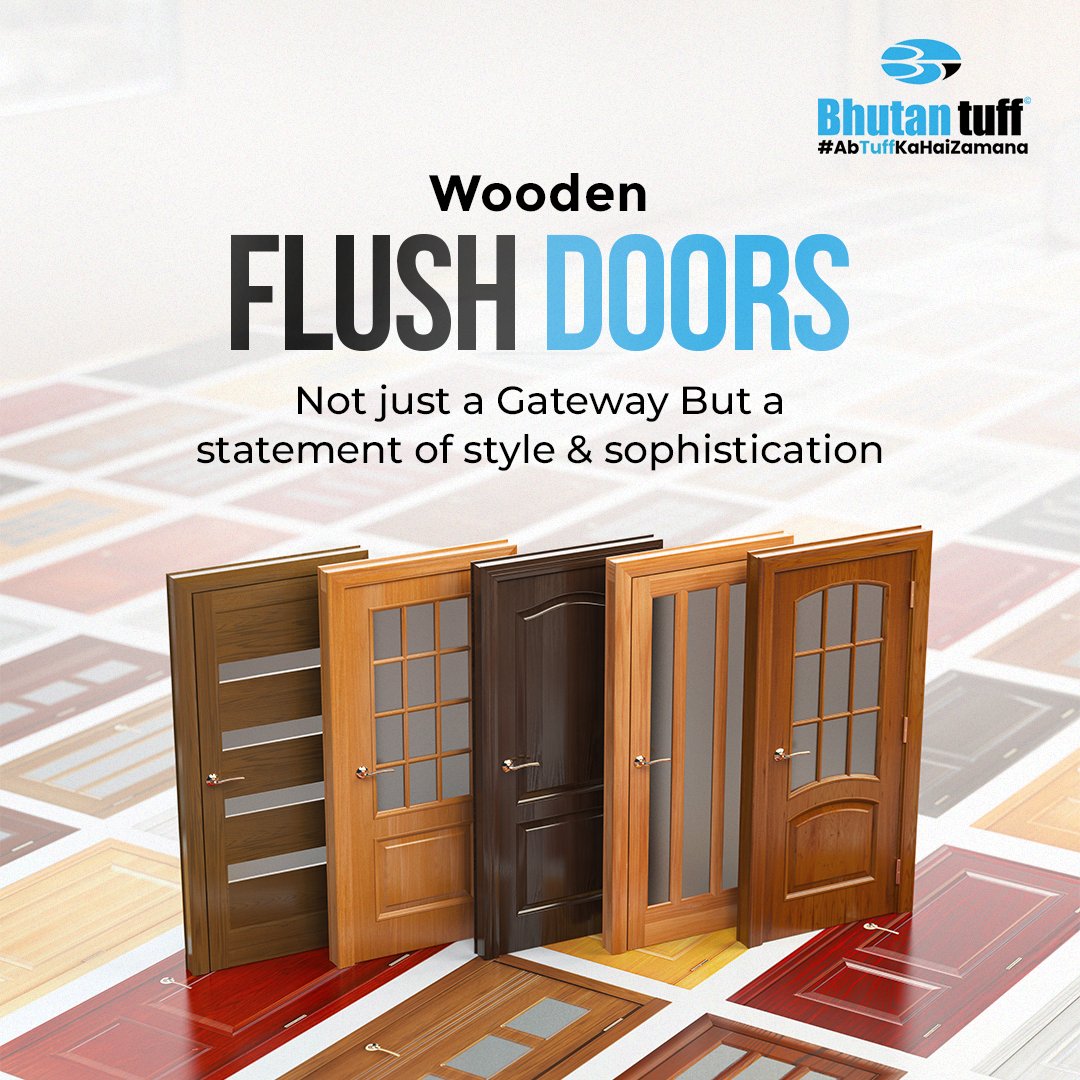 Bhutan Tuff flush doors offer much more than functionality, becoming symbols of elegance and sophistication in your home. Elevate your space with doors that make a statement about your commitment to quality and style.#abtuffkahaizamana #tuffply #plywoodcompany #flushdoors #shades