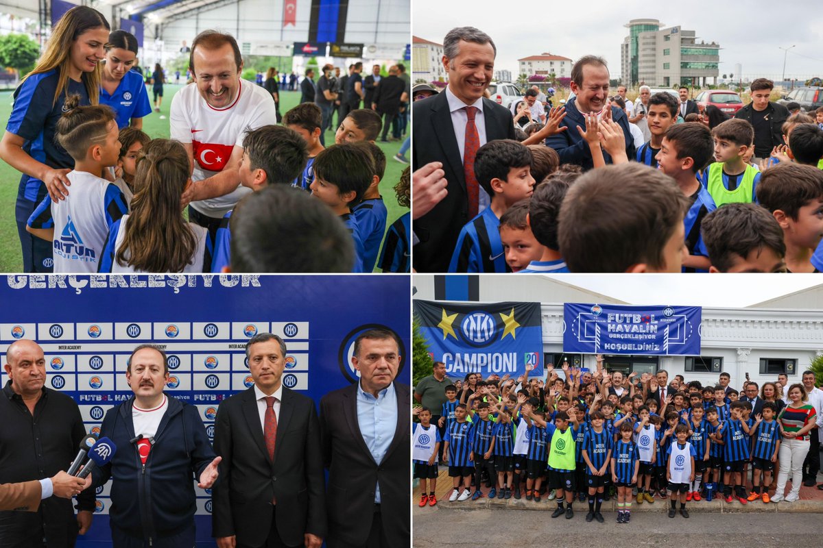 Vali Ali Hamza Pehlivan, “Futbol Hayalin Gerçekleşiyor” Projesi Kapsamında Çocuklarla Futbol Oynadı mersin.gov.tr/vali-ali-hamza…