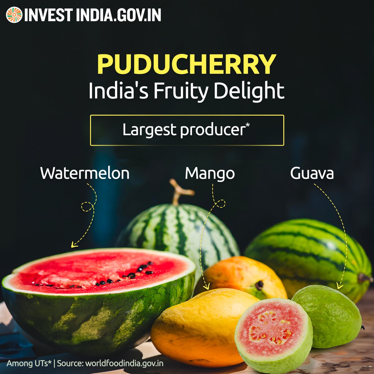#Puducherry is home to 68 thriving #foodprocessing units and 3 #coldstorage facilities, enhancing efficiency and ensuring optimal preservation capacity for the region's agricultural produce.

Know more: bit.ly/II-Puducherry

#InvestInIndia #InvestInPuducherry @Taiwan_Today