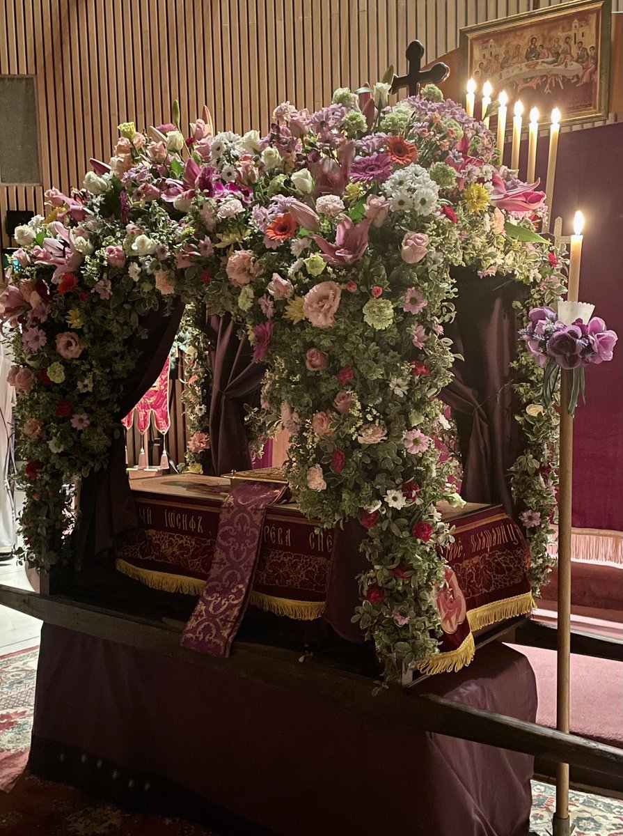 Beautiful Epitaph for Holy Friday service. 
#GoodFriday #OrthodoxChurch 
#Jesus ☦️🙏