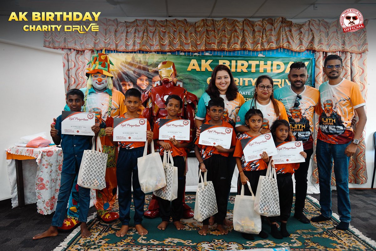 Proud to say, the Malaysian Ajith Fan Club is leading the way in organizing impactful charity events! 🙌❤️🔥 (PART 5) #AKBirthdayCharityDrive #AjithKumar #VidaaMuyarchi #GoodBadUgly #MalaysiaAjithFanClub