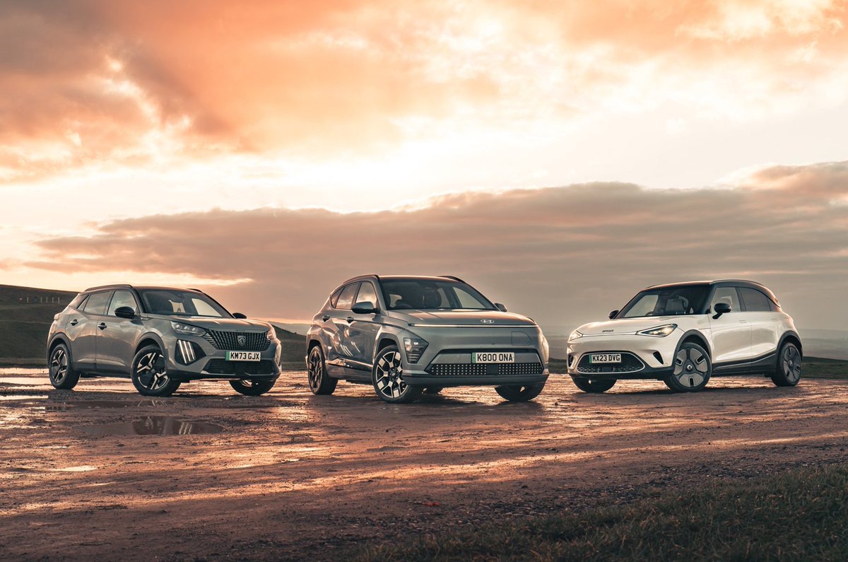 The Smart #1 is our current favourite small electric SUV. So can it hold its own against rivals such as the Hyundai Kona Electric and Peugeot e-2008? 🤔 There's only one way to find out... 🤺 buff.ly/4a3uLLp