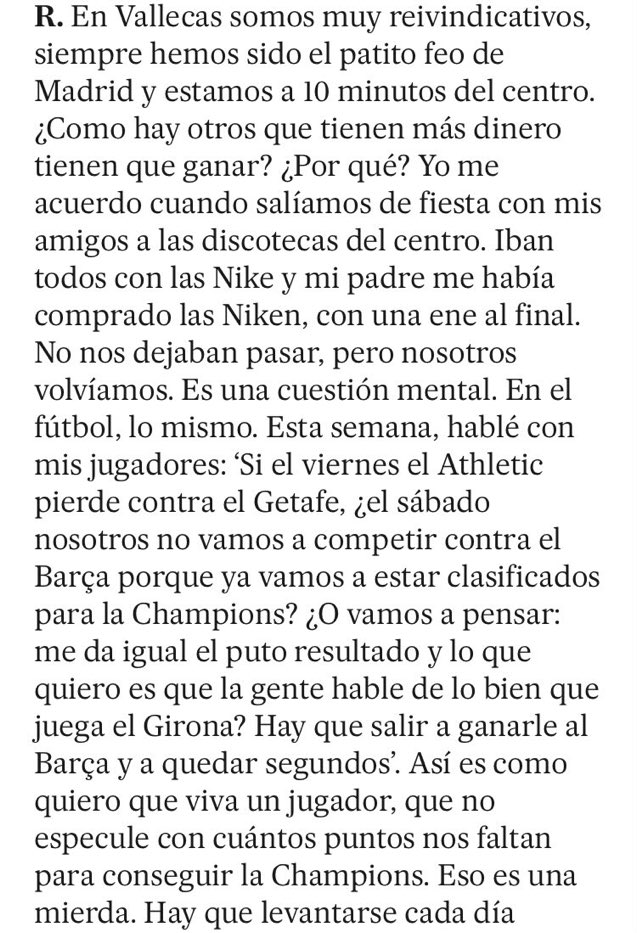 Y este señor es una leyenda de la ADRV. Y lo echaron. Y tuvo que ir a juicio. Qué locura.

Vía @elpais_deportes.