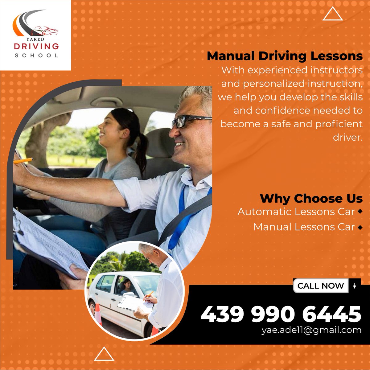 Yared Driving School offers comprehensive manual driving lessons in Ontario, Canada. Gain confidence and proficiency behind the wheel with our expert instruction.

#ManualDrivingLessons 
#LearnToDrive 
#DrivingSchool 
#StickShift 
#ManualTransmission