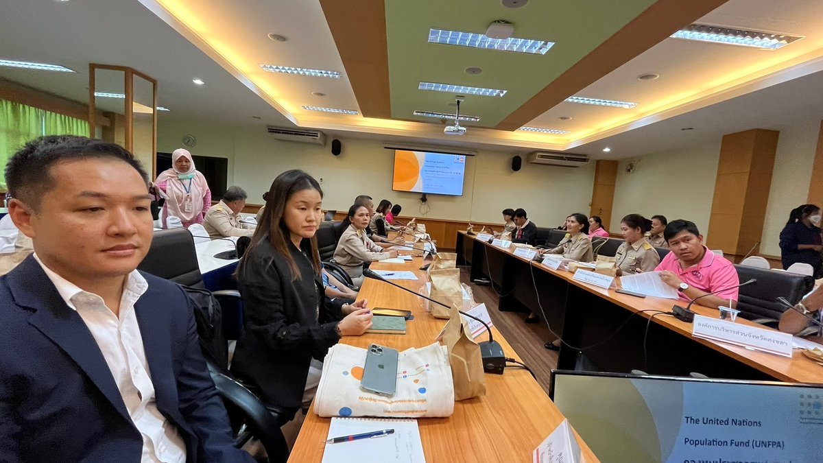 #UNFPAThailand meeting with Songkhla Province to introduce and implement @SoSafe Platform for Social Assistance, sexual and reproductive health & rights and ending gender-based violence. On April 30 2024, Mr. Mahamapleaskri Wamae, Deputy Governor of Songkhla Province, along…