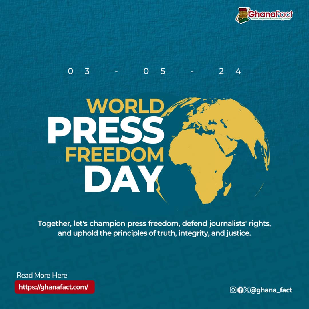Ghana has seen a significant deterioration of press freedom as shown by the 2022 World Press Freedom Index. So, as the world celebrates World Press Freedom Day let's reflect and rededicate our support for fearless, credible and independent journalism. #FactSpace…