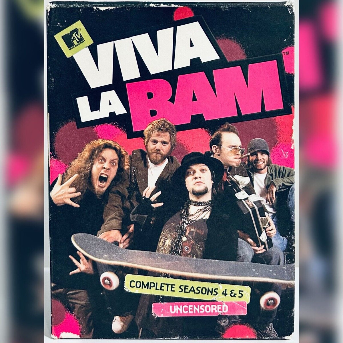 #NewArrival! Viva la Bam: Complete Fourth & Fifth Seasons (DVD, 2005) MTV 3-Disc Set Rare OOP rareflicksplus.com/product-page/v… #checkitout #DVD #DVDs #PhysicalMedia #Flashback #VivalaBam #2000s #MTV #TV #RealityTV #Rare #OOP #HTF #boxset #BamMargera #Jackass