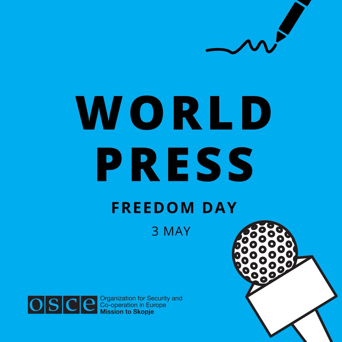 Happy #WorldPressFreedomDay! 🌍📰 Today, let's reaffirm our commitment to protecting the rights of journalists to report without fear or censorship!