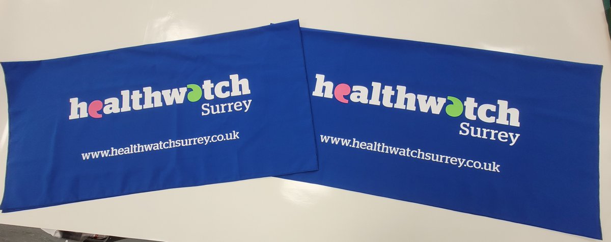 Happy Friday! 🌤 How did you spend your week? We recently printed these colourful tablecloths for Healthwatch Surrey! #graphicdesign #businessinsights #printsolutions