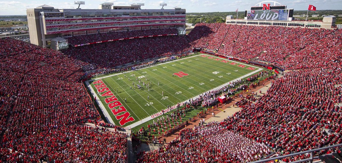 Thanks to @HuskerFootball for coming through campus today and #RecruitingTheRoyals! #BXB #BROTHERS