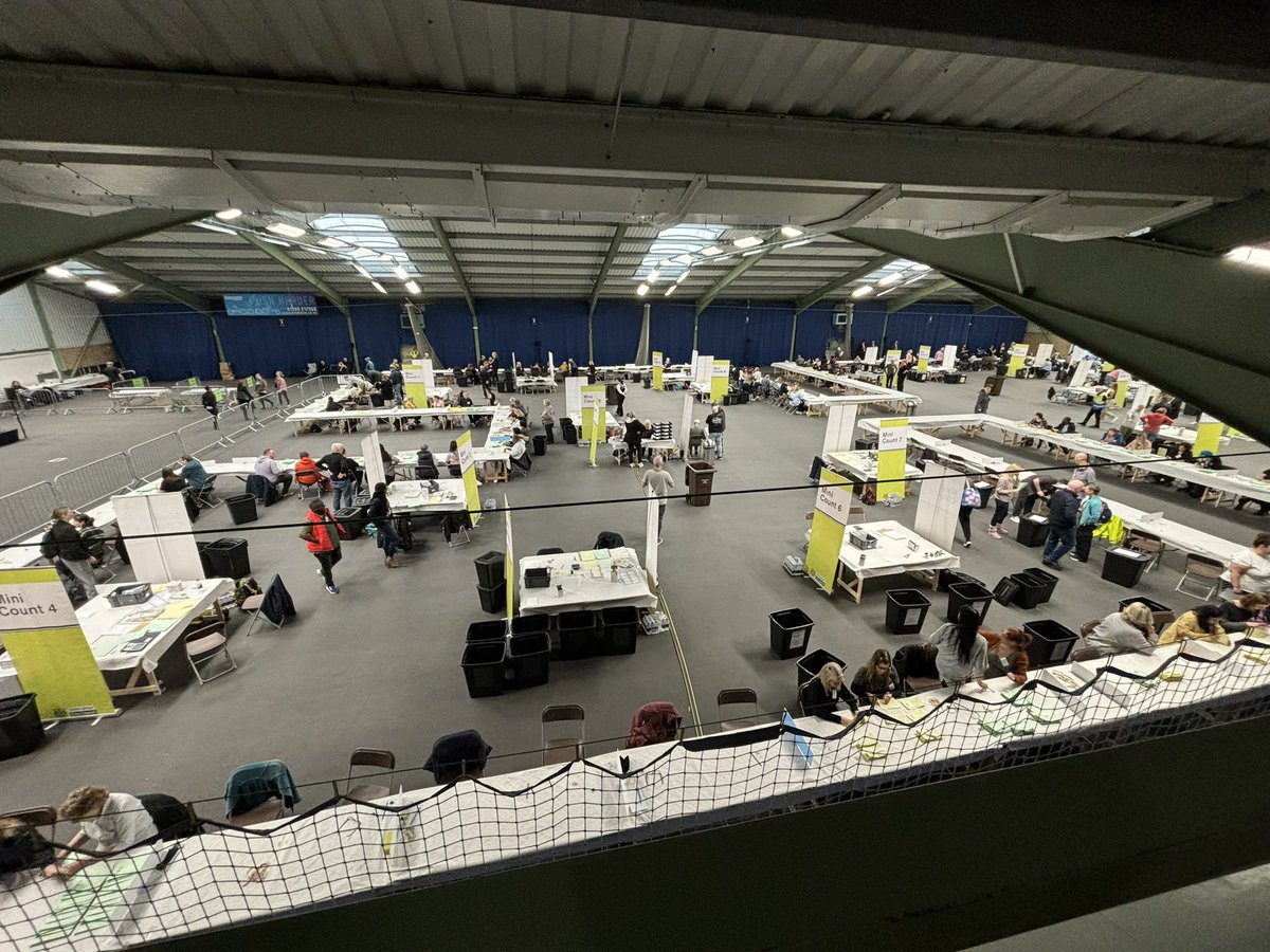 Verification underway for the East Midlands mayoral election at Nottingham Tennis Centre

Result expected from here around lunchtime

Nottinghamshire PCC result will come from Rushcliffe, expected later this afternoon