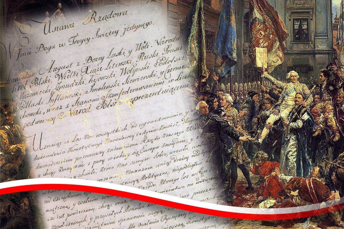 Witaj Trzeci Maj! Vor 2️⃣3️⃣3️⃣ Jahren erließ der Große Sejm die erste moderne Verfassung in Europa &amp; die zweite in der Welt.

Die Verfassung vom 3. Mai 1791, die auf den Grundsätzen von Souveränität, Gewaltenteilung &amp; Freiheit beruht, ist für🇵🇱nach wie vor ein Grund, stolz zu sein.