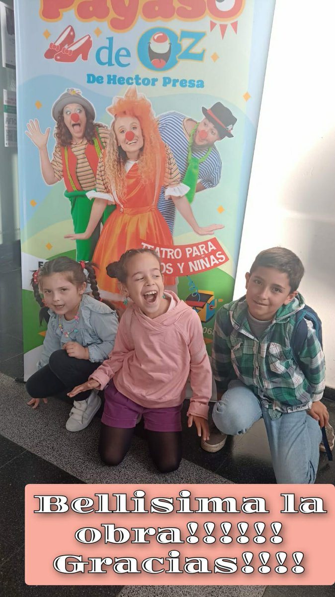 Los fans de cada día 
Repetimos función el 5/5 en Ciudad de las Artes a las 17.00 hs
*Payaso de Oz* <a href="/MAPTeatro/">MAP Teatro</a>