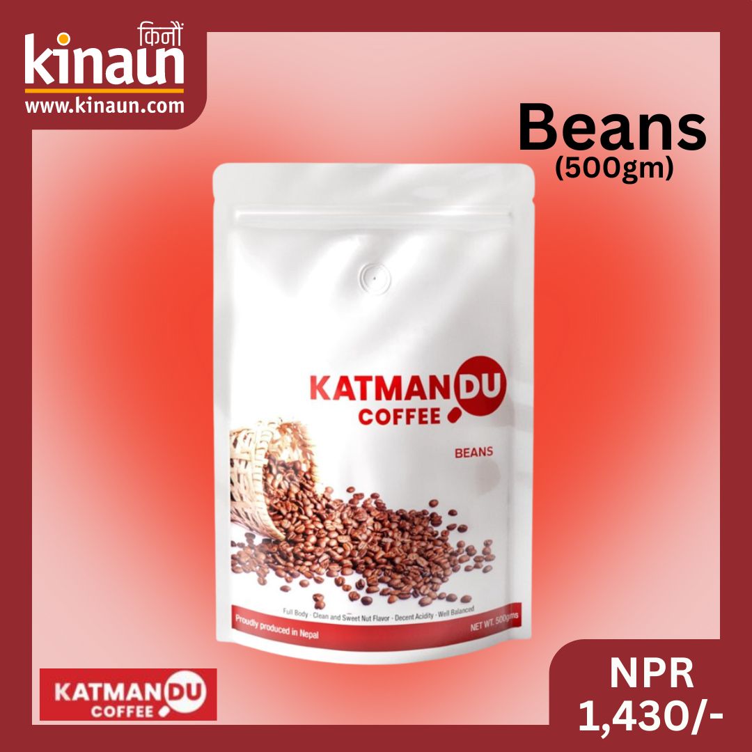 Katmandu Coffee Whole Beans (500 gm) at NPR 1,430/-
kinaun.com/product/katman…

#KatmanduCoffee #coffee #coffeebeans #kinaunshopping #किनौं