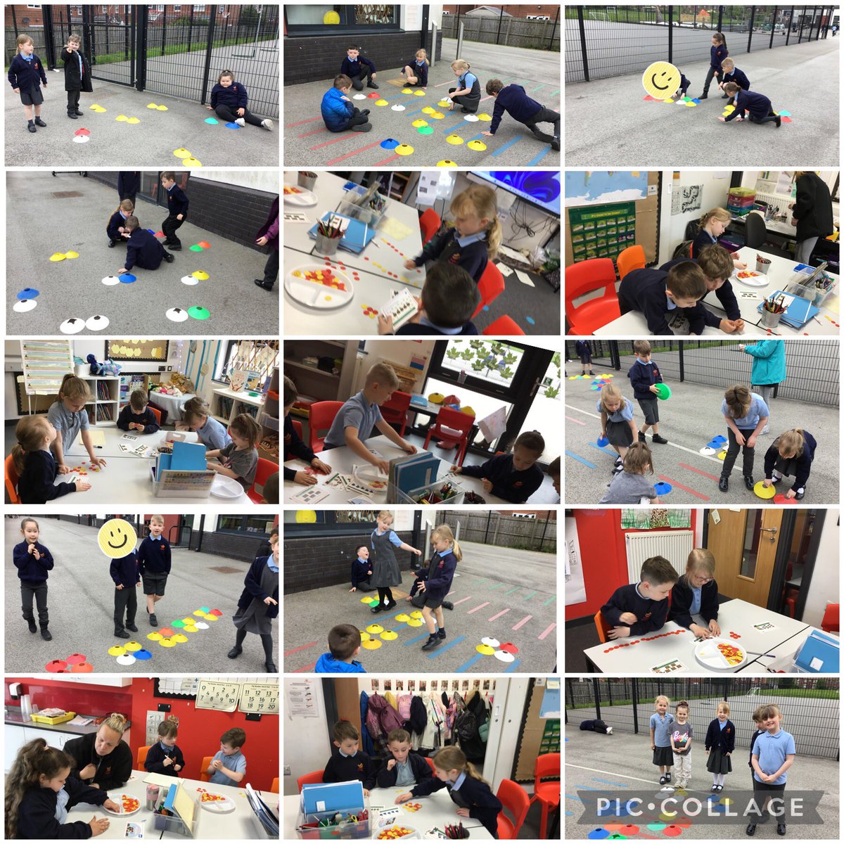 We can share into equal groups and explain our findings. Super active learning to get us started and then some tricky challenges to consolidate our learning. I am so proud of you year 1. @Inspire_Ashton @inspire_pe @Inspire_Maths1