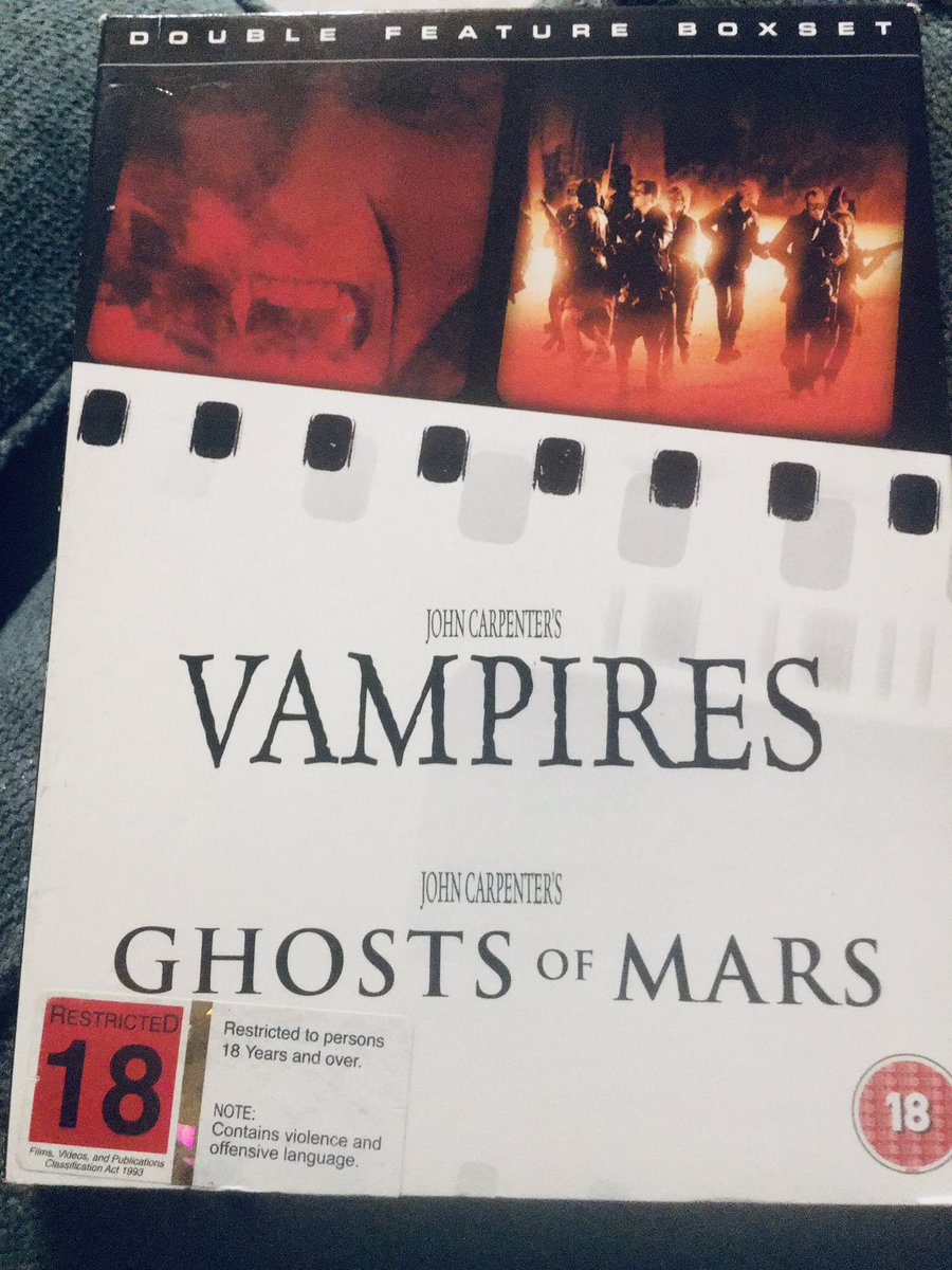 #firsttimeWatch for both which one should I watch first? #Vampires #GhostOfMars #JohnCarpenter