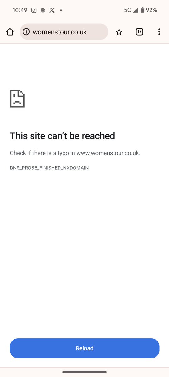 @TourofBritain been getting this all the time I've been trying to access the site, both on mobile and pc and when using different browsers too. Been getting the info I need from third party websites, not directly from yours.