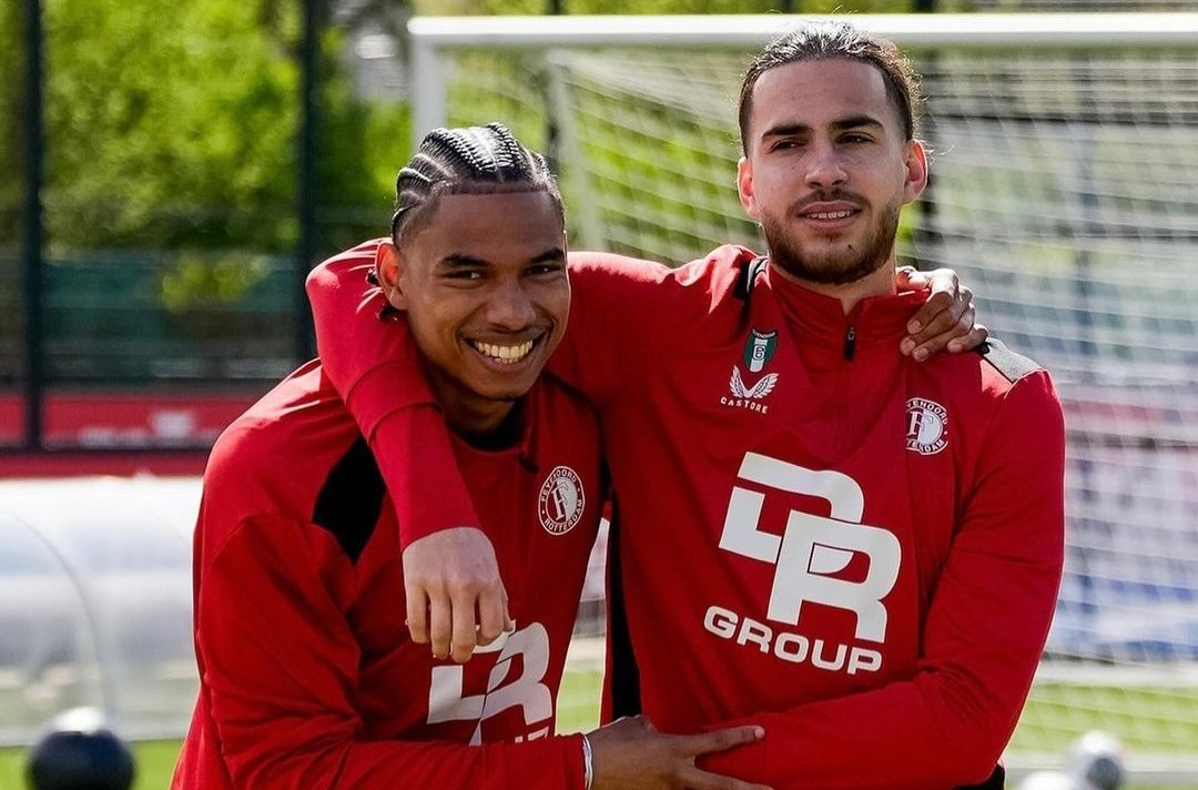 Calvin Stengs x Ramiz Zerrouki. 🇳🇱🇩🇿

📸 @Feyenoord