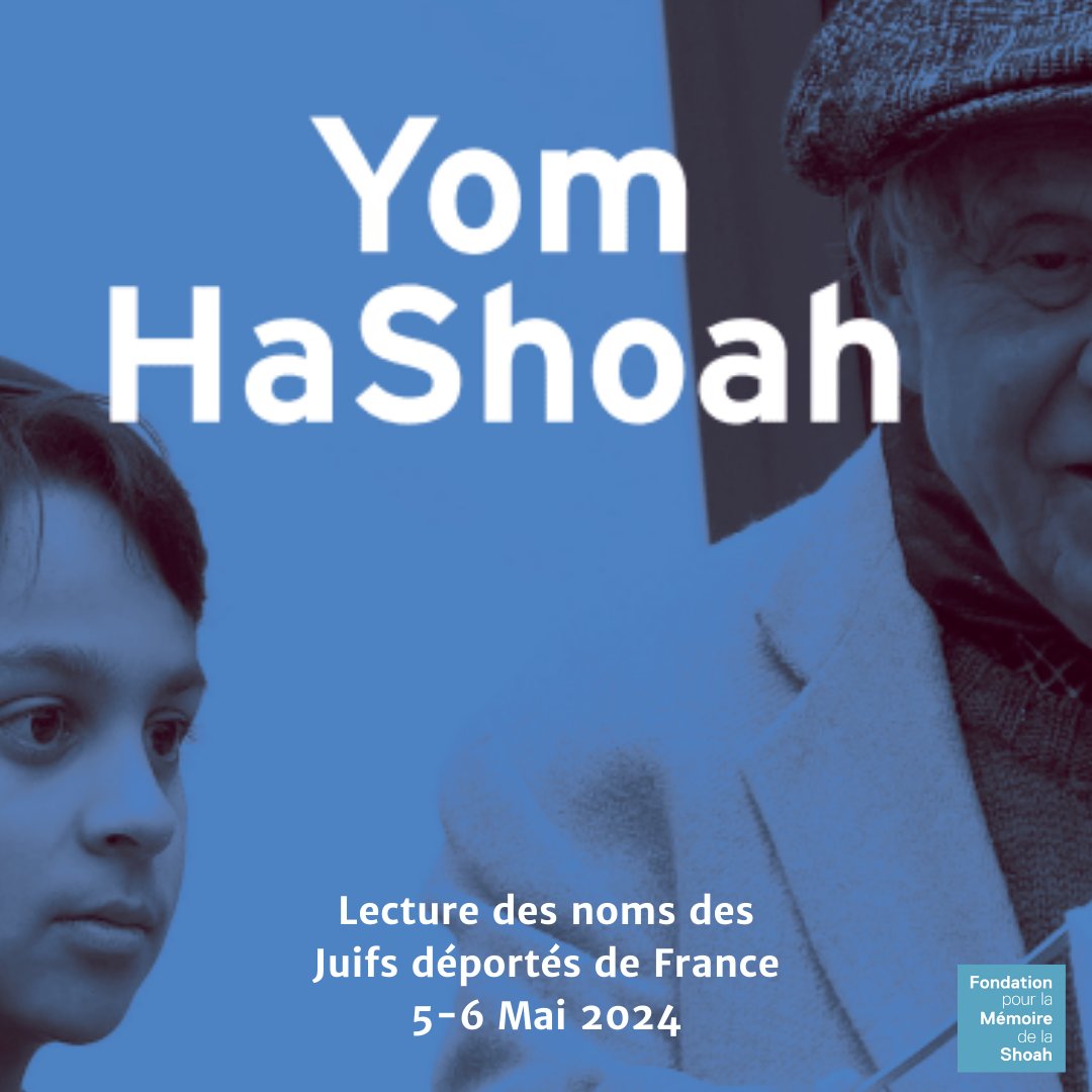 🕯️Les commémorations de #YomHashoah débutent dimanche soir 5 mai. Elles rendent hommage aux 6 millions de Juifs victimes des nazis et de leurs collaborateurs. À Paris, une cérémonie de lecture des noms se déroule pendant 24h au Mémorial de la Shoah. fondationshoah.org/commemorations…