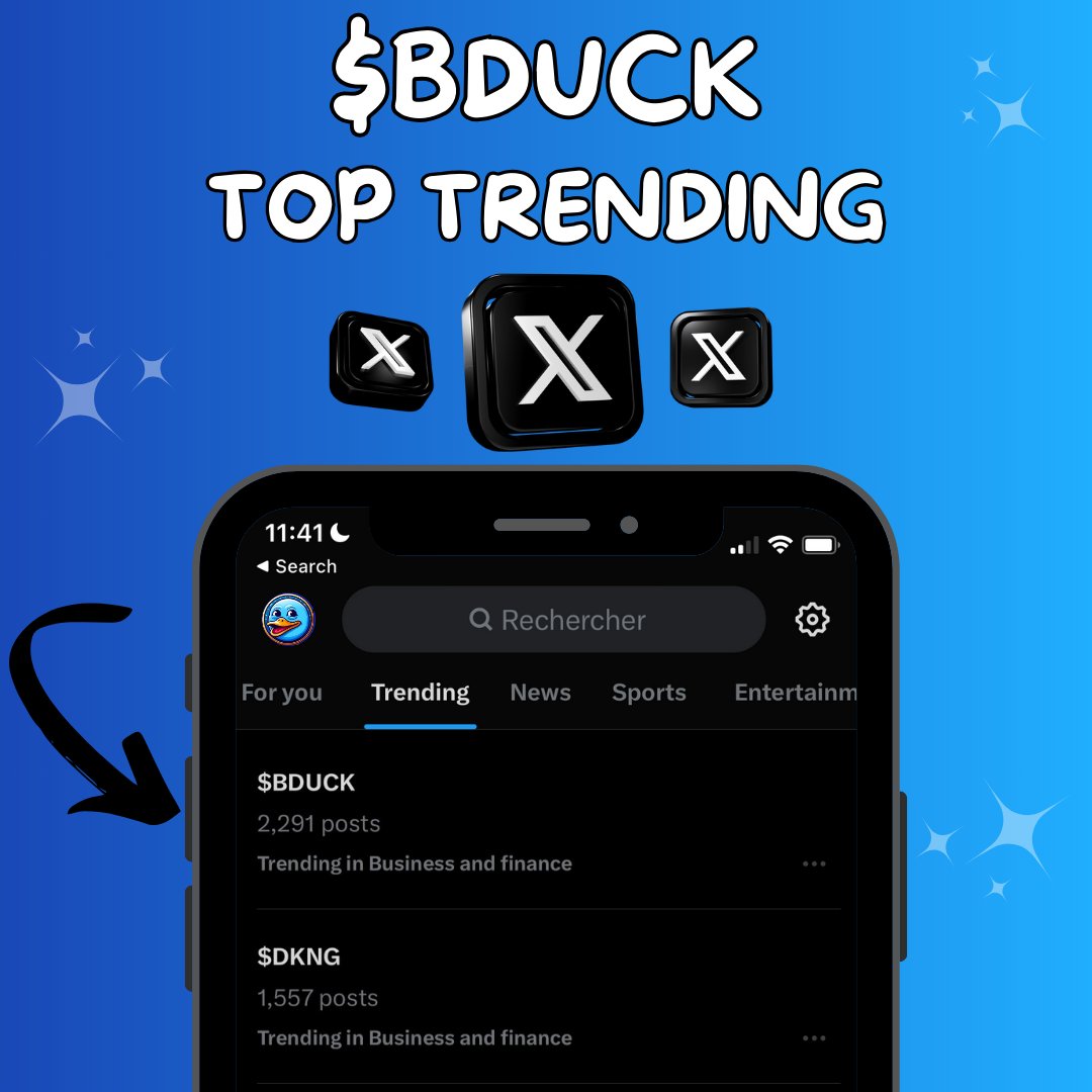 I told you soon everyone would be talking about #BlueDuck  ? 👀

This is just the beginning...😋

Quack-quack 🦆

$BDUCK #BDUCK #BDUCKFAM #BlueduckFAM #Twitter #X #Trending #Finance #trending2024 #INVEST2024 #memecoin #Memecoin2024