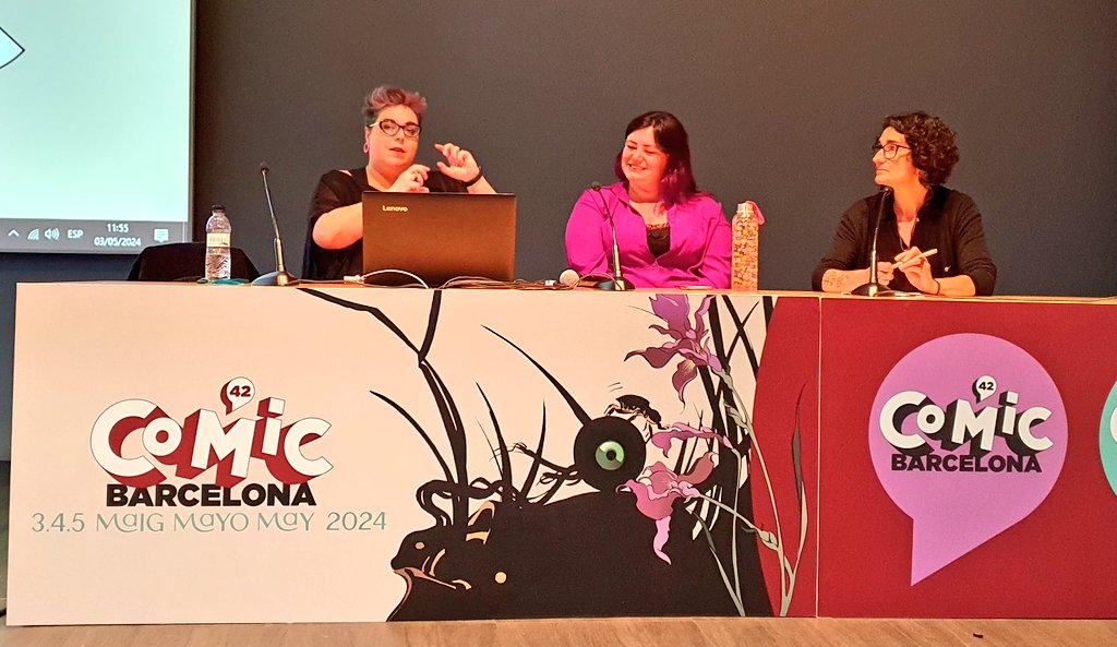 Comienza la conversación entre @TraducArte, presidenta de @ATRAE_ORG, y @MontseMazorria1, de @ARGH2019 a propósito de profesiones que precisan de una mayor visibilidad: traductoras y guionistas.