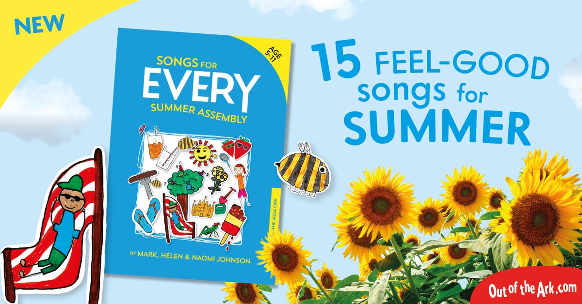 🌞 15 summer must-haves 🌞 🌞 We want to help you to grab hold of EVERY possibility contained within EVERY song so that EVERY child can enjoy the benefits and joy of singing. Songs for EVERY Summer Assembly - the newest addition to the iconic range: outoftheark.co.uk/songs-for-ever…