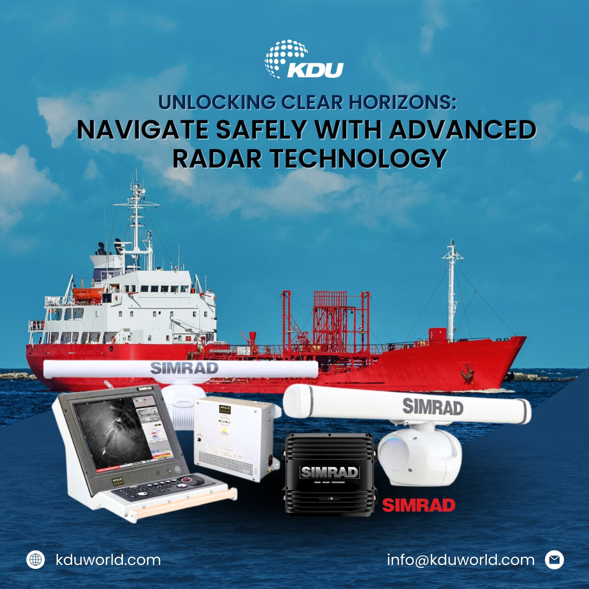 Unlocking   Clear Horizons: Navigate Safely with Advanced RADAR Technology 

 #RADAR #navigation #maritimetech   #navigationsolutions #maritimesafety #NAVICO #SIMRAD #maritimeindustry   #kduworld