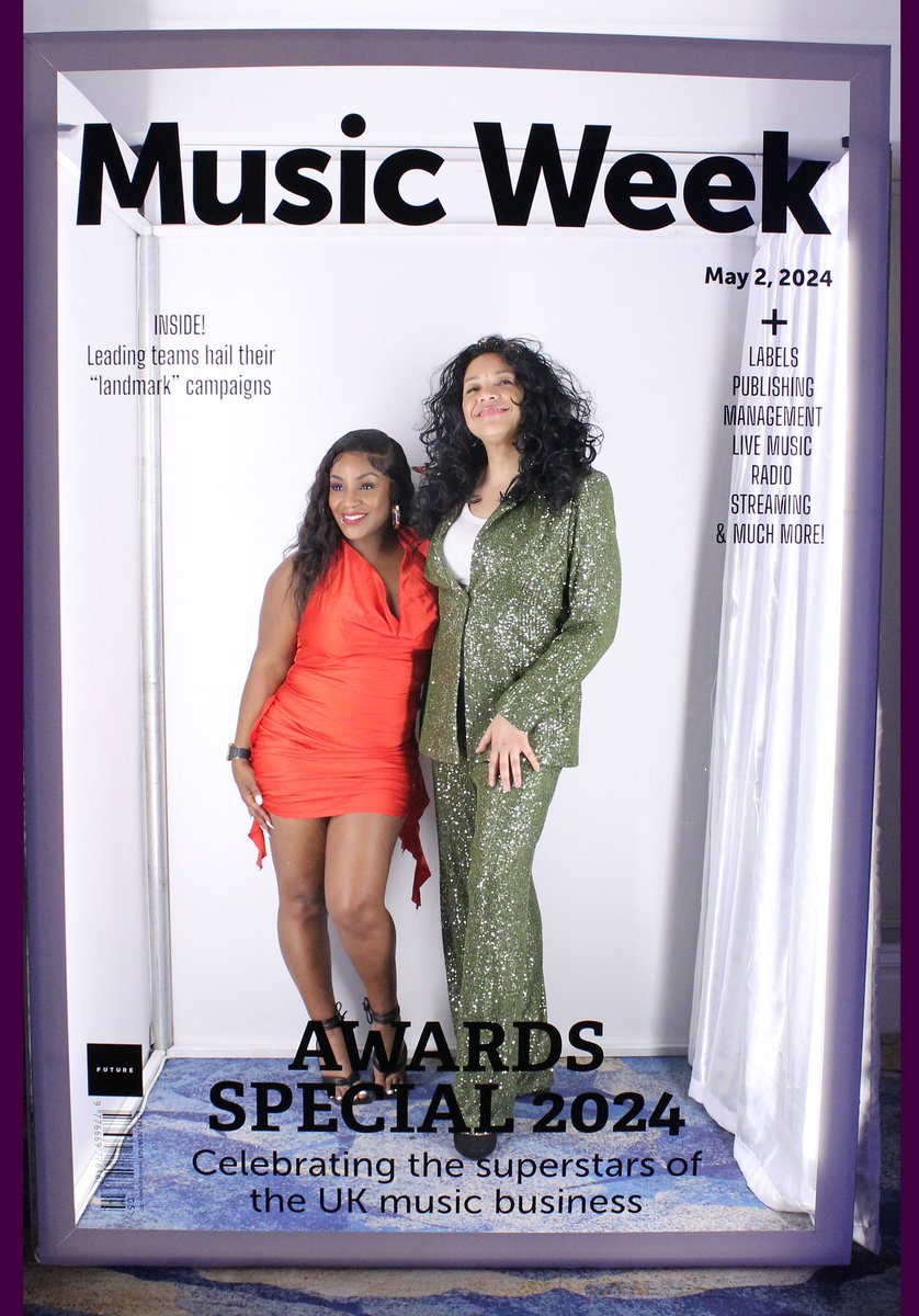 Great night @MusicWeek Awards me and 👑 @KanyaKing 😍