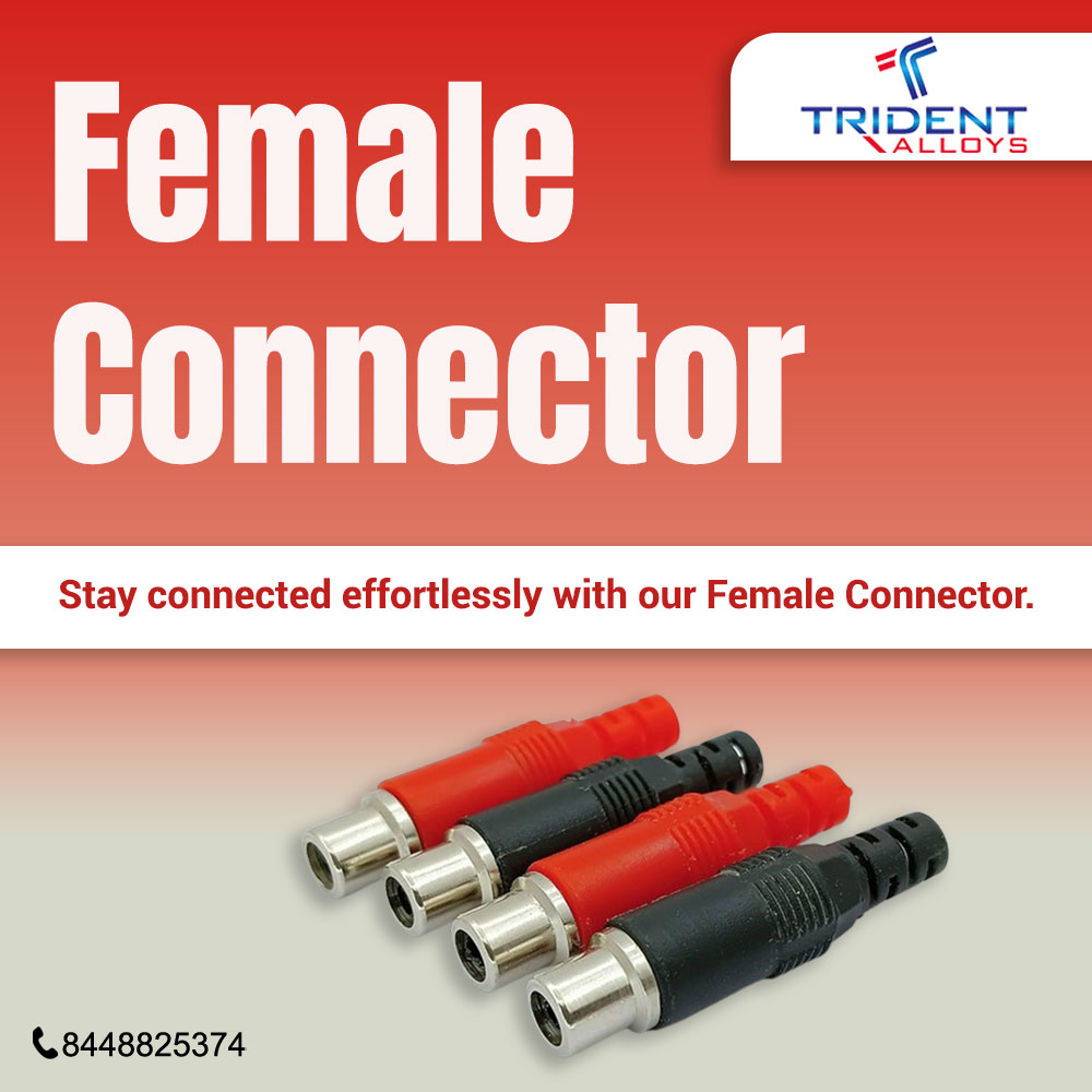 tridentalloys's tweet image. Connect with ease using our #FemaleConnector Whether it&apos;s data transfer or power supply, trust in seamless performance.
Call us at 9821992479 for #bulk queries.
#trader #supplier #manufacturer