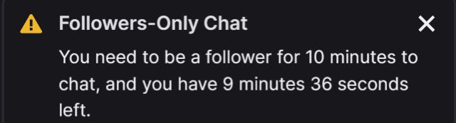 If you're a small streamer, avoid this common mistake: requiring viewers to wait 10 minutes after following before they can chat. This can quickly lead people to leave your stream. #twitchstreamer #twitchaffiliate #TwitchPartner