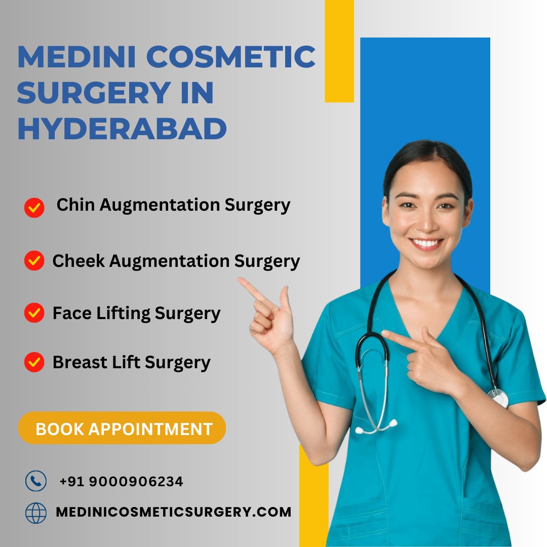 Cosmetic Surgery In Hyderabad More Details 👇

☎ +91 9000906234
medinicosmeticsurgery.com
.
.
#breastliftnoimplants #liposuction #cosmeticsurgery #plasticsurgeryclinic #Hyderabad #Telangana