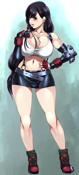 #ティファ誕生祭2024 
#HappyBirthdayTifa 
2枚目は20年以上前に描いたやーつ 