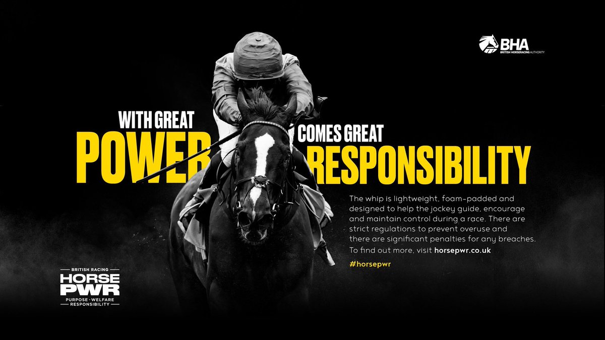 With great power, comes great responsibility 🏇 Get the facts: horsepwr.co.uk