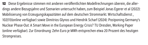 Das DIW bezieht sich auch auf eine Modellierung, nach der der Börsenstrompreis durch den Atomausstieg um 20% gestiegen ist. Der Atomausstieg hat Strom teurer und klimaschädlicher gemacht. Das sagt schon der gesunde Menschenverstand und trotzdem wird das vielfach geleugnet. 2/2