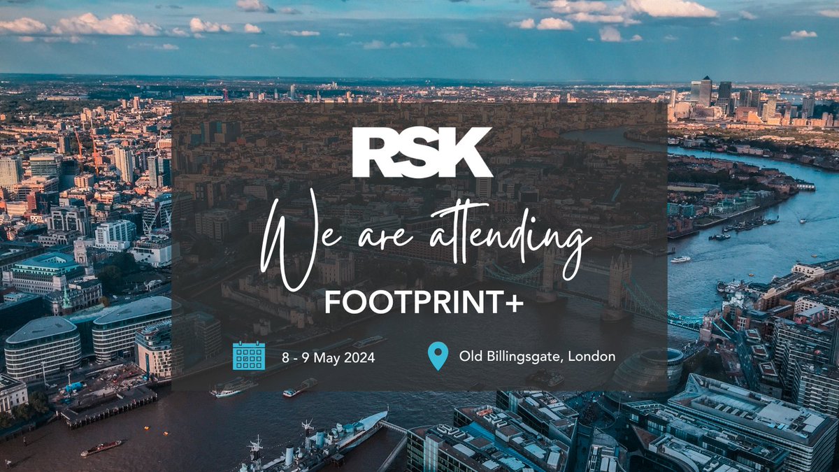 Join us at FOOTPRINT+ to explore how technology, materials, energy systems, and data can collaborate to reduce buildings' carbon emissions.

📅 May 8-9, 2024
📍 Old Billingsgate, London

We look forward to seeing you there!

#RSKGroup #FOOTPRINT+ #ZeroCarbon #CarbonReduction