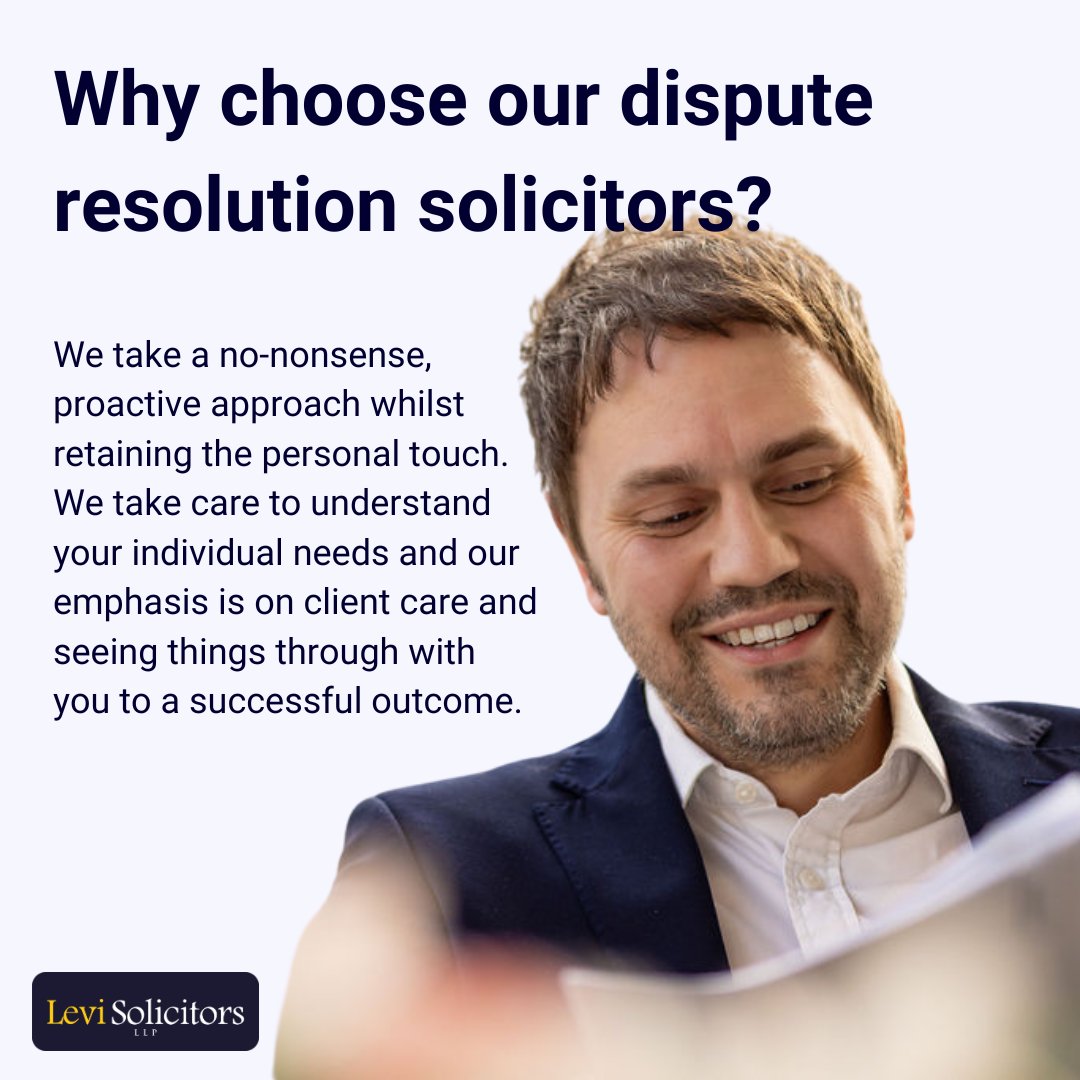 💼 Our dispute resolution team prides itself on its practical advice. Indeed, clients regularly commend their professionalism, clear advice and understanding of the clients' individual circumstances. If you or your business have an issue, contact the team on 0800 988 7756.