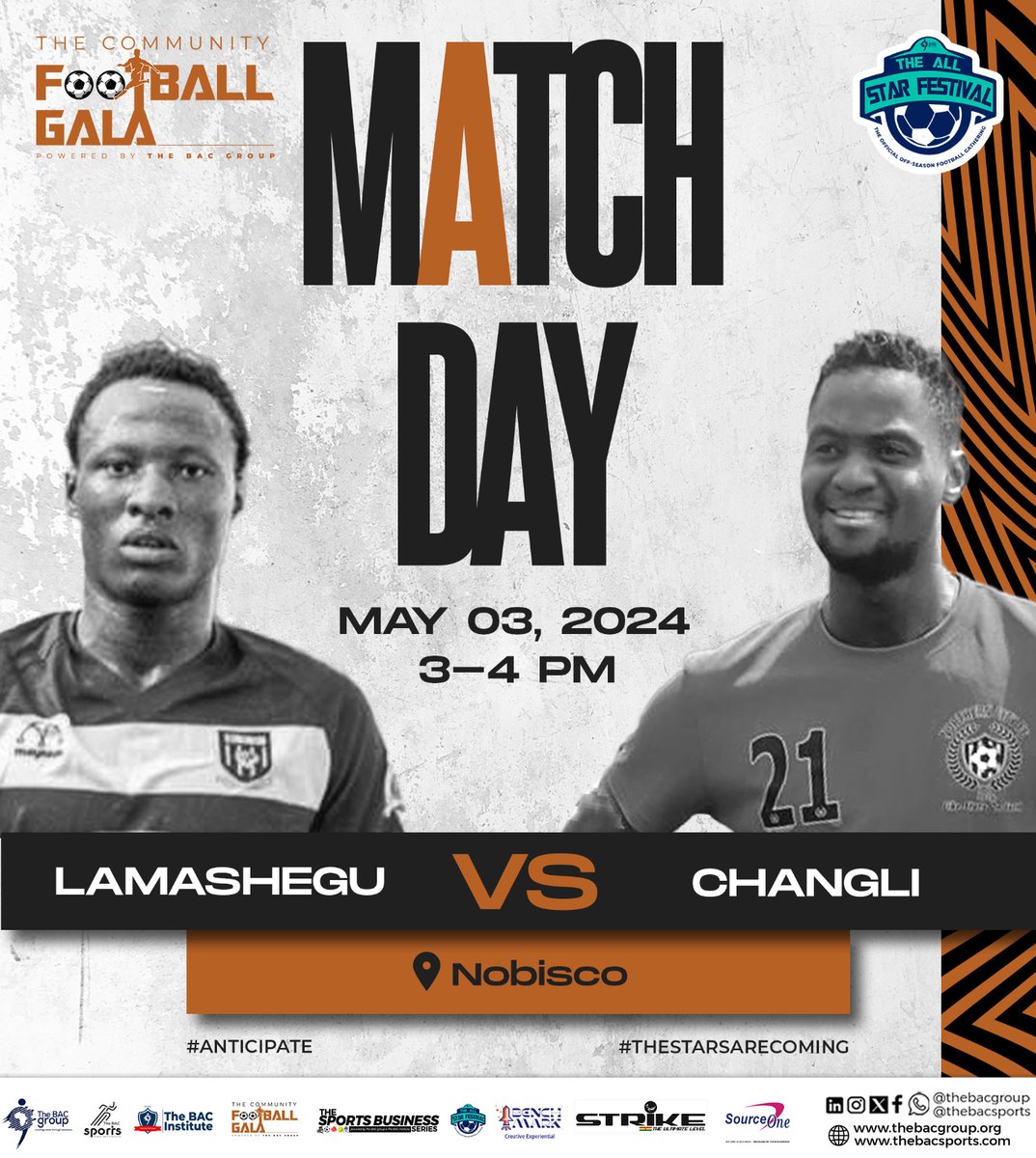 It's Match day in Tamale. Nobisco Park will be the center of attraction as #Lamashegu locks horns with #Changli in the All Star Festival Community Football Gala. #AllStarFestival2024 #CommunityGala