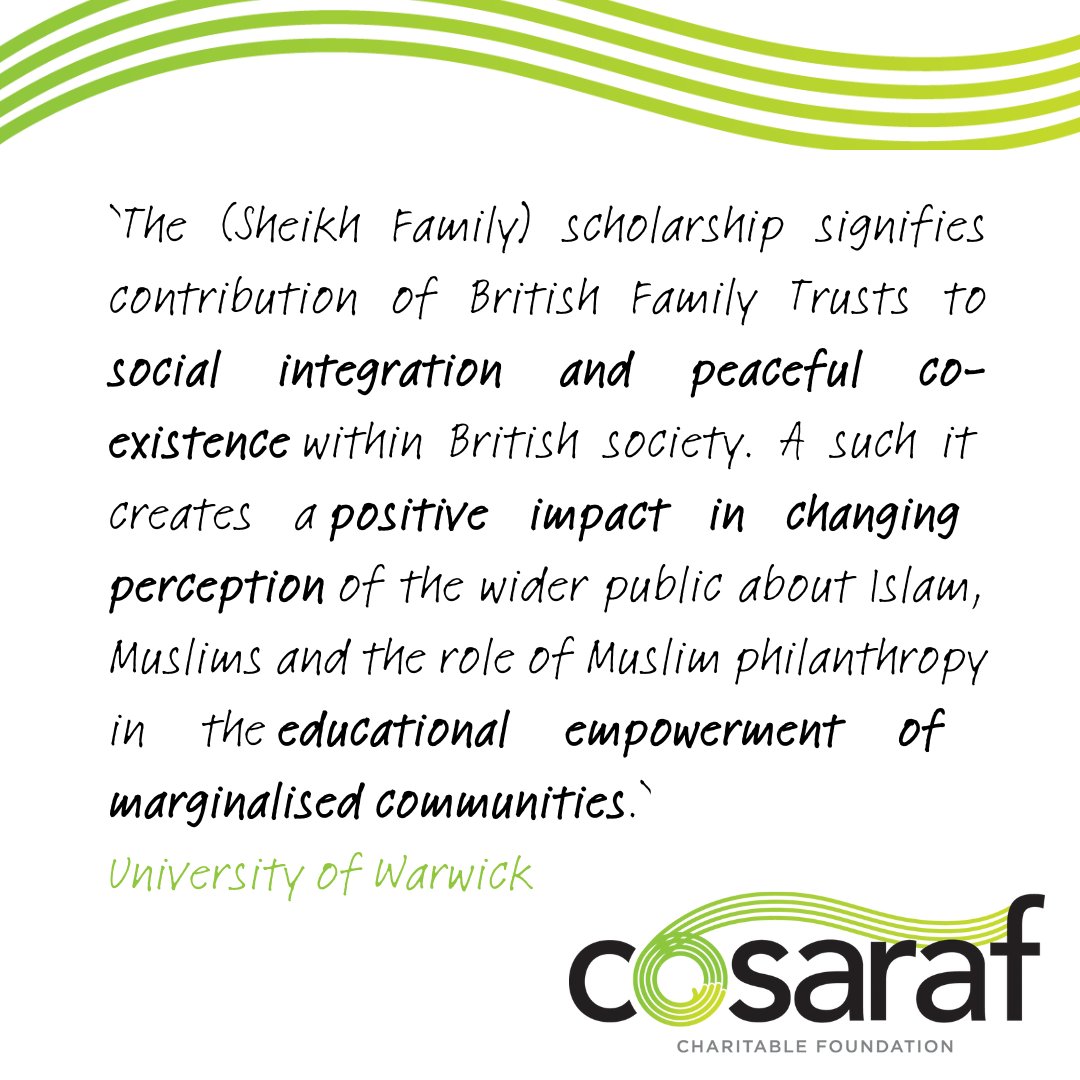 COSARAF's tweet photo. As we start to review impact reporting from our partners, it's humbling to see how our small contribution is often making a wider, more social impact than we could have ever imagined. Thank you @Warwick_Edu @uniofwarwick for putting it so eloquently.

#COSARAF #MuslimPhilanthropy https://t.co/WcwiE8yRnE