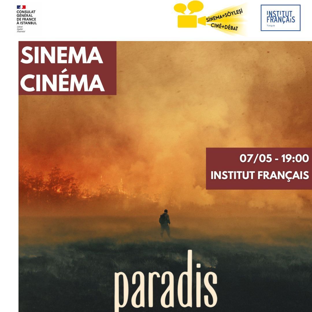 #İSTANBUL 🎬 SİNEMA VE SÖYLEŞİ 07/05/2024 - 19:00 Institut français 🇹🇷 7 Mayıs Salı, Institut français'de Alexander Abaturov'un yönettiği 'Paradis' filminin gösteriminde buluşuyoruz. Gösterim ücretsiz, kayıt zorunludur. #sinema