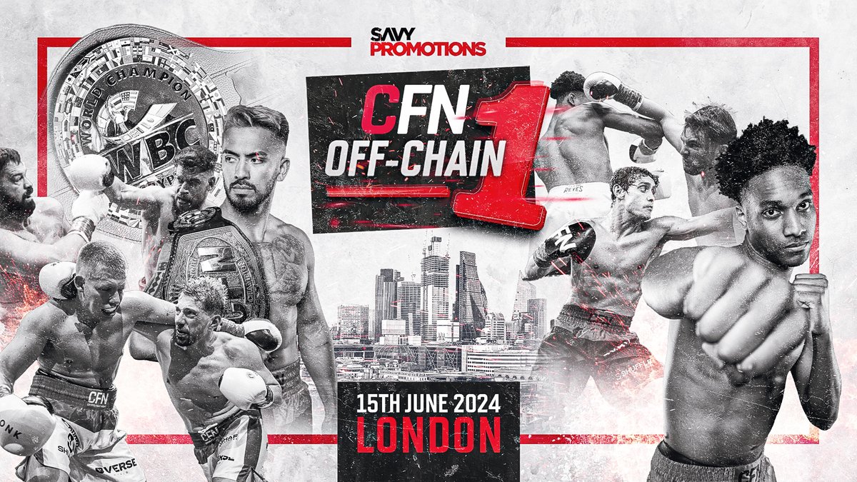 ON SALE NOW: CFN Off-Chain 1 - 15 June 2024 at indigo at The O2. Get tickets: bit.ly/CFN_indigo