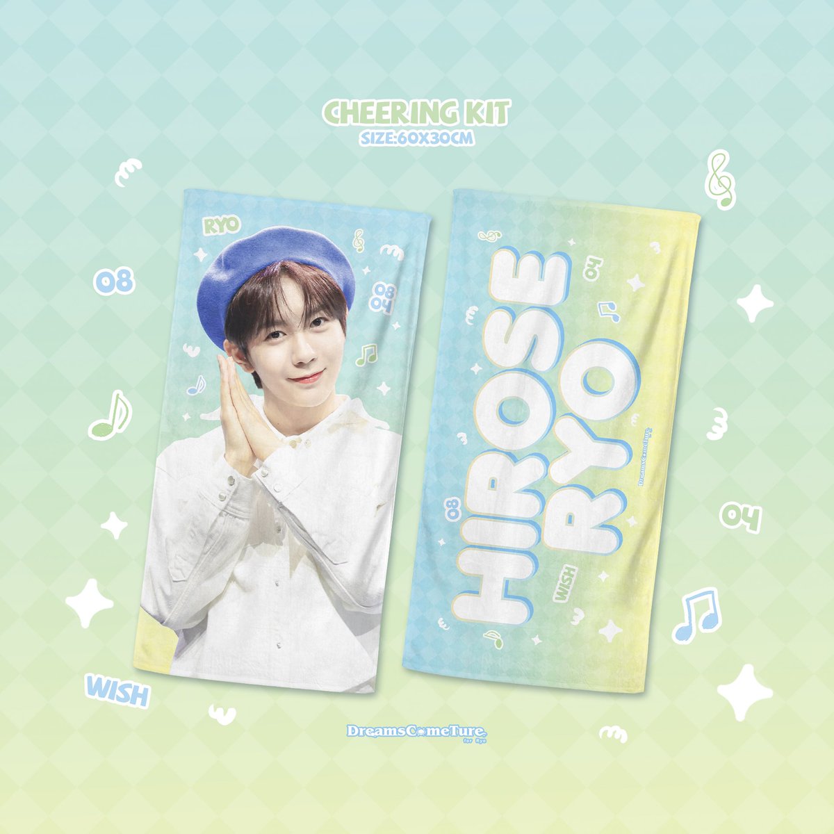 ༺CHEERING KIT 𝘧𝘰𝘳  𝖭𝖢𝖳 WISH RYO༻

🆕新作 WISH VER.完成しました🙏

⏱️予約期間:〜5.９(金)
*早期に締め切る場合もございます。

🦭Kcon現場受取予約: docs.google.com/forms/d/e/1FAI…

🌏G.O.→ DM💚

よろしくお願い申し上げます🙇🏻‍♀️
#료 #RYO 
#リョウ 
#NCTWISH
#NCT