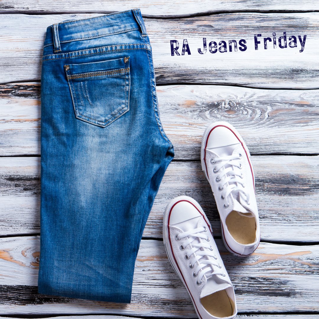 IT IS JEANS FRIDAY AT RA 

👖 Everyone, grab your favorite pair of jeans and show school spirit! Pay $1 to the Senior class and wear your favorite jeans today. 

#RichmondAcademy #RVA #PrivateSchool #Christian #Education #Adventist #RAlife #RAJeanFriday #RASchoolSpirit