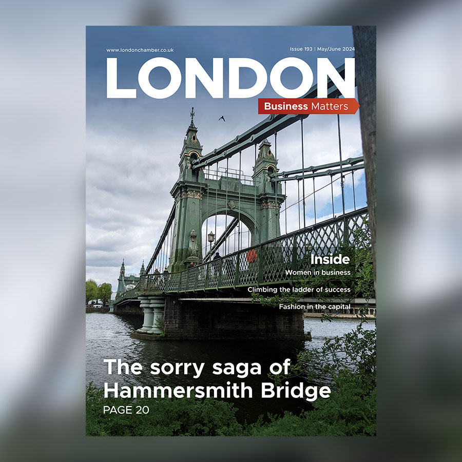 The May/June edition of London Business Matters is out now!📖 Read today for a spotlight on Wimbledon, our push for international students, how women can climb the ladder of success, and the impact of Hammersmith Bridge's closure: ow.ly/ELb250RtzMN