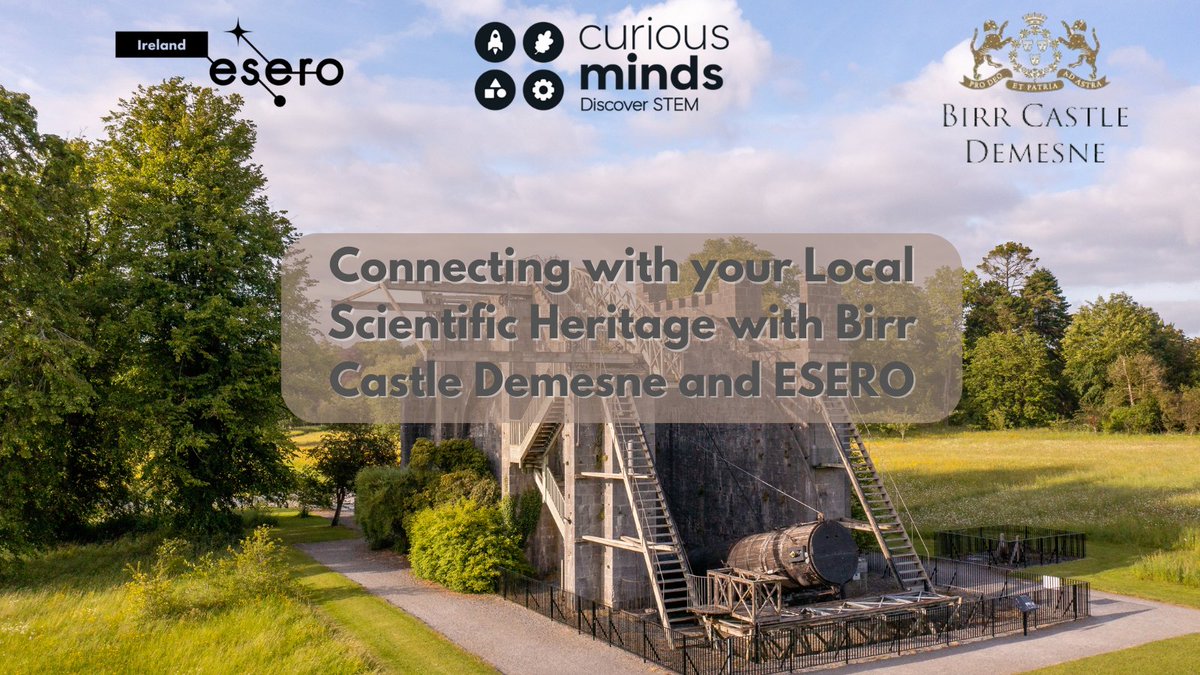 Would you like to learn more about the Scientific and Natural Heritage of your local area and how to integrate it with STEM teaching in your classroom? 🍃 Sign up here: teachnet.ie/courses/scient… @BirrCastle @esero_ie